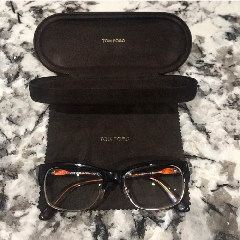 Women’s Tom Ford Prescription Glasses Black Gold